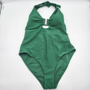 Sea Level Swim Australia Women's Size 12 One Piece Swimsuit Green